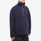 Garbstore Men's Wool Zip Fleece in Navy