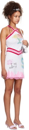 I'm Sorry by Petra Collins SSENSE Exclusive White Mimi Wade Edition Kitty Minky Minidress