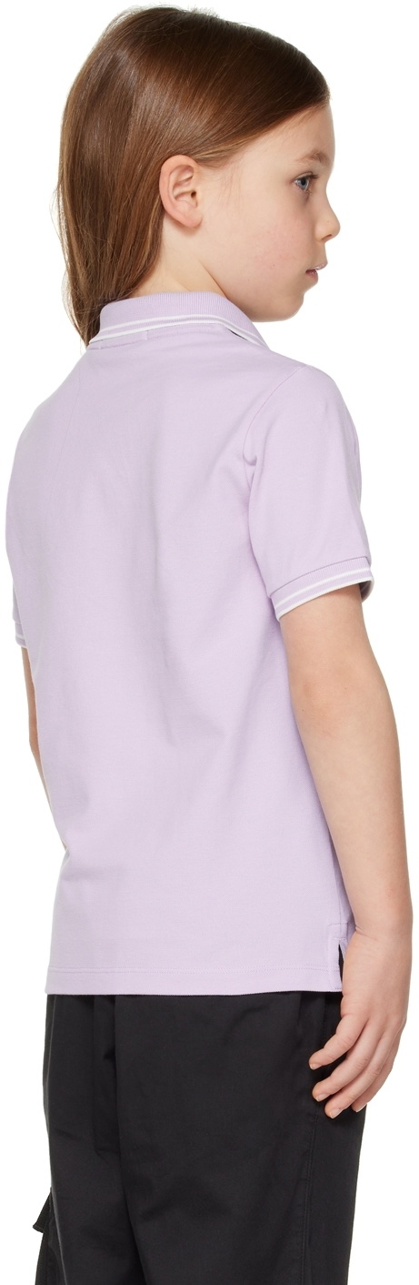 Stone Island Junior Kids Purple Patch Polo