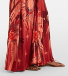 Johanna Ortiz Printed midi dress