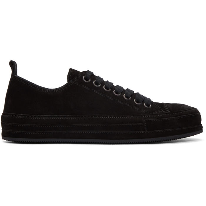 Photo: Ann Demeulemeester Black Suede Sneakers