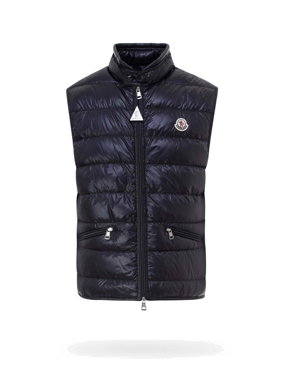 Moncler Gui Childrens Boys Body Warmer In Dark Green