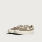 Stepney Workers Club Men's Dellow S-Strike Cup Suede Sneaker in Warm Grey