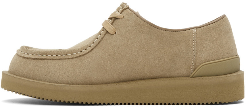 Suicoke Taupe COC-SEVAB Lace-Up Loafers Suicoke