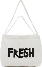 Comme des Garçons Shirt White Brett Westfall Edition 'Fresh' Tote