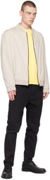 Hugo Yellow Embroidered Sweater