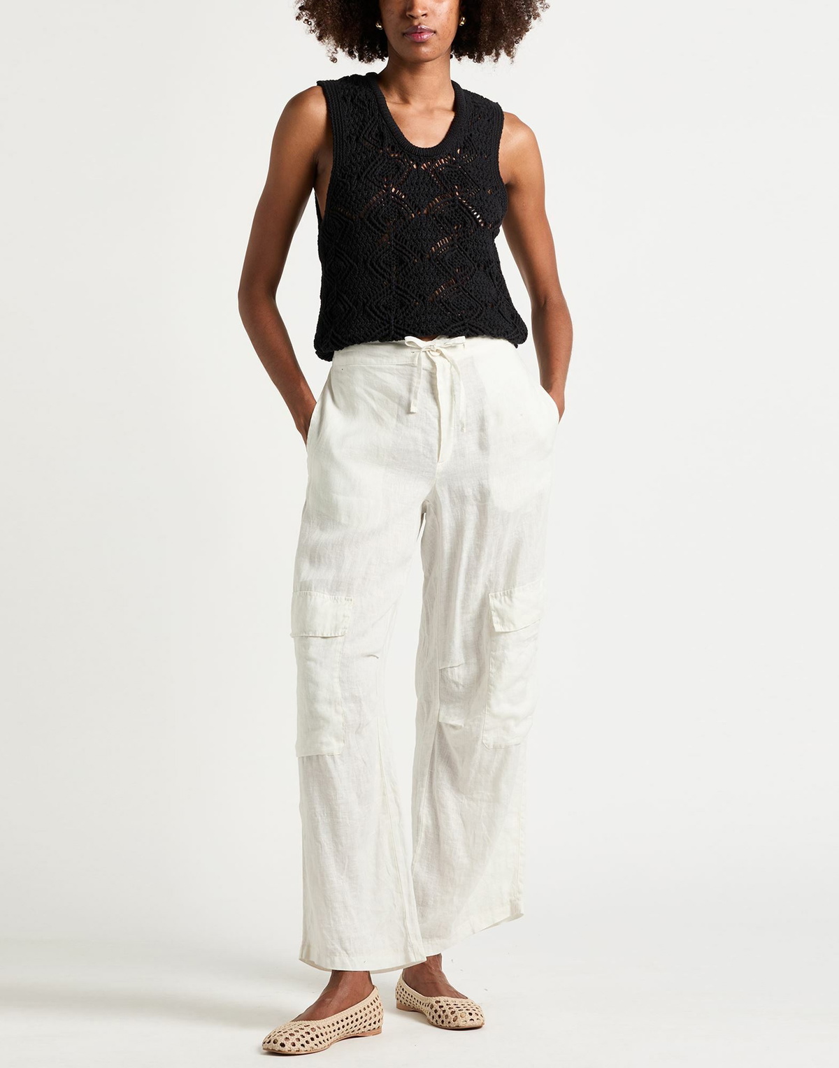 Crossley Womens Pants in Ivory