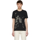 Alexander McQueen Black Dancing Skeletons T-Shirt