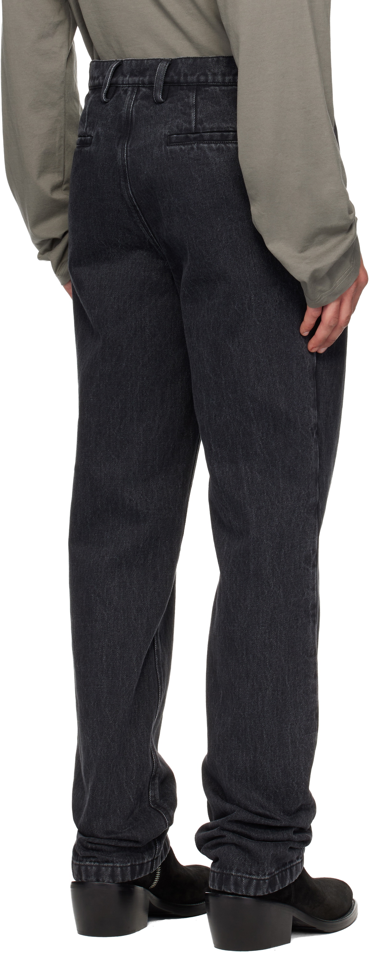 Rier Black Faded Jeans