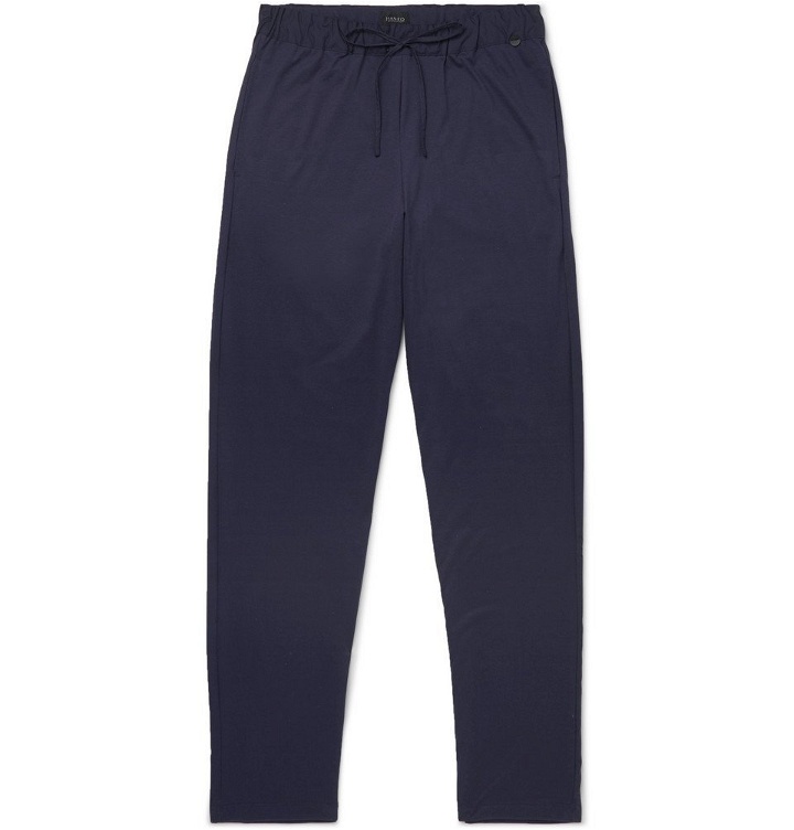 Photo: Hanro - Cotton Pyjama Trousers - Men - Blue