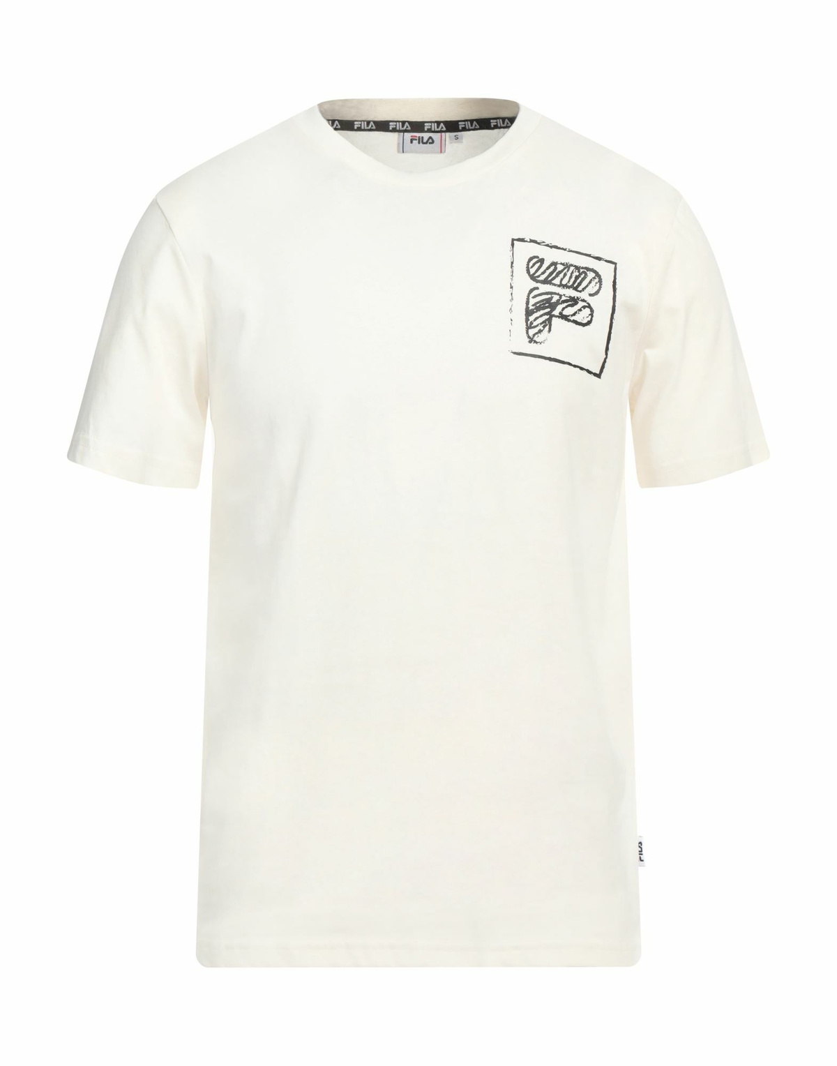 Fila Mens T-shirt Cream