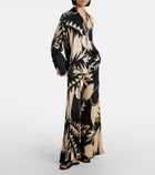 Poupette St Barth Clea printed high-rise wide-leg pants