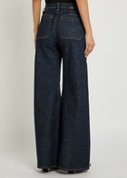 Khaite Delmonico Wide-leg cut Denim Jeans Indigo