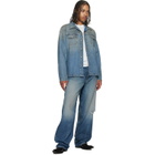 MM6 Maison Margiela Blue Denim Trucker Jacket