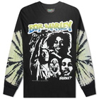 MARKET x Bob Marley Long Sleeve Punk T-Shirt in Tie Dye