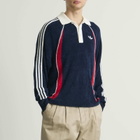 Adidas Men's Wicons Polo in Night Indigo/Better Scarlet/Off White