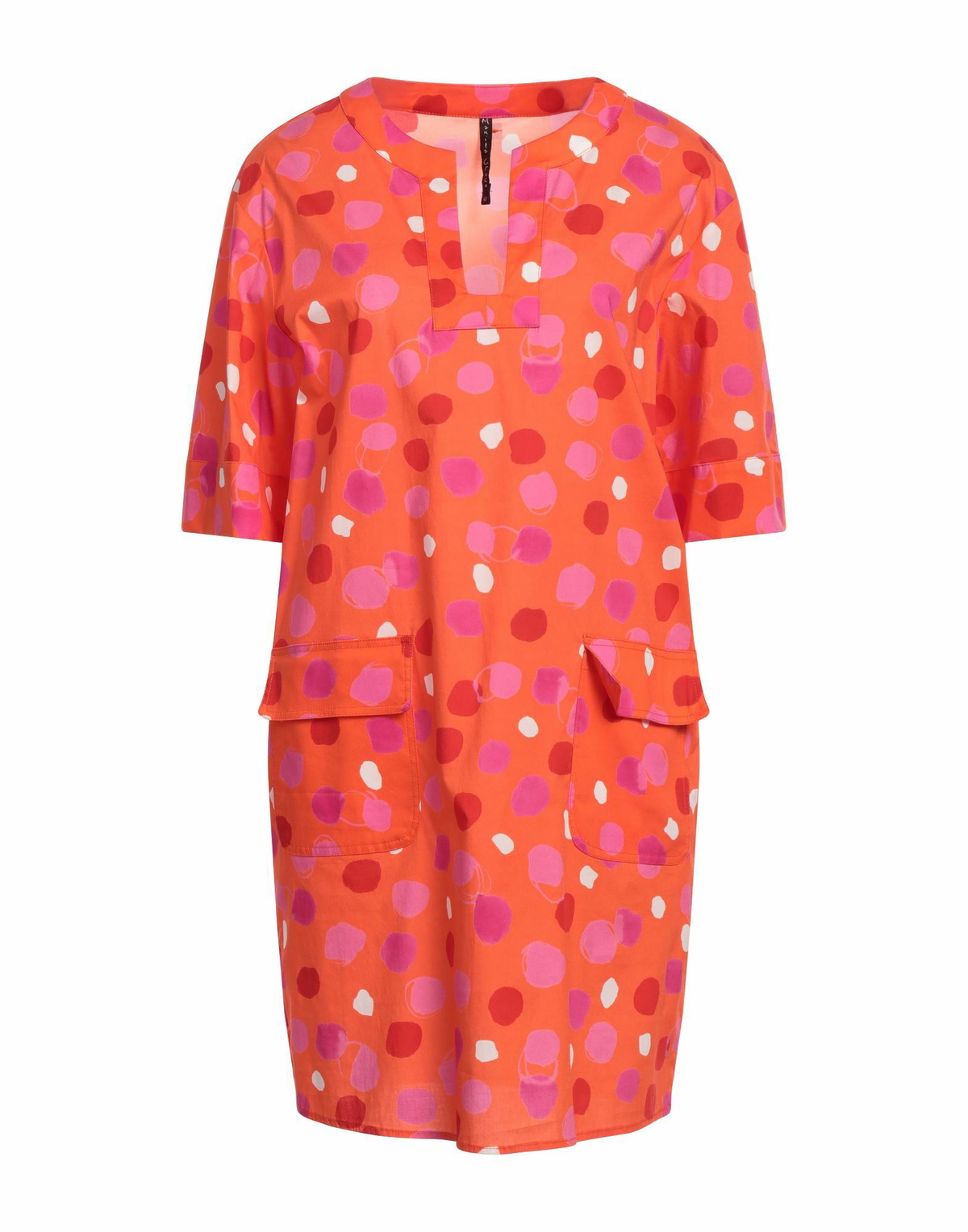 Manila Grace Womens Mini dress in Orange