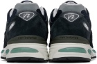 New Balance Navy & Black Made In UK 991v1 Sneakers