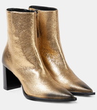 Dorothee Schumacher Metallic leather ankle boots