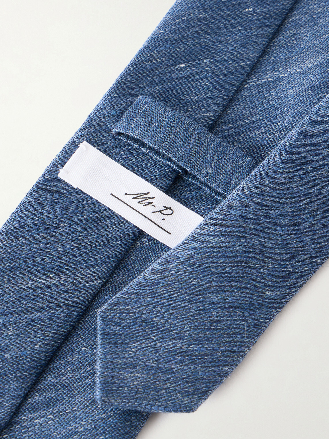 Mr P. - 8cm Linen and Silk-Blend Tie