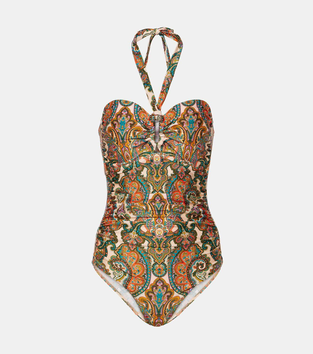 Zimmermann Ottie Wide Link paisley swimsuit Zimmermann