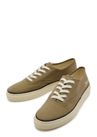 Jacquemus Les Fefe Logo-embroidered Canvas Sneakers Khaki