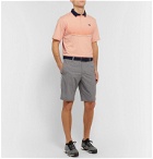 Under Armour - UA Iso-Chill Stretch-Piqué Golf Polo Shirt - Orange