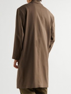 Lemaire - Twill Overcoat - Brown