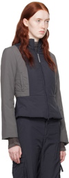 Paloma Wool Navy & Gray Nia Puffer Jacket