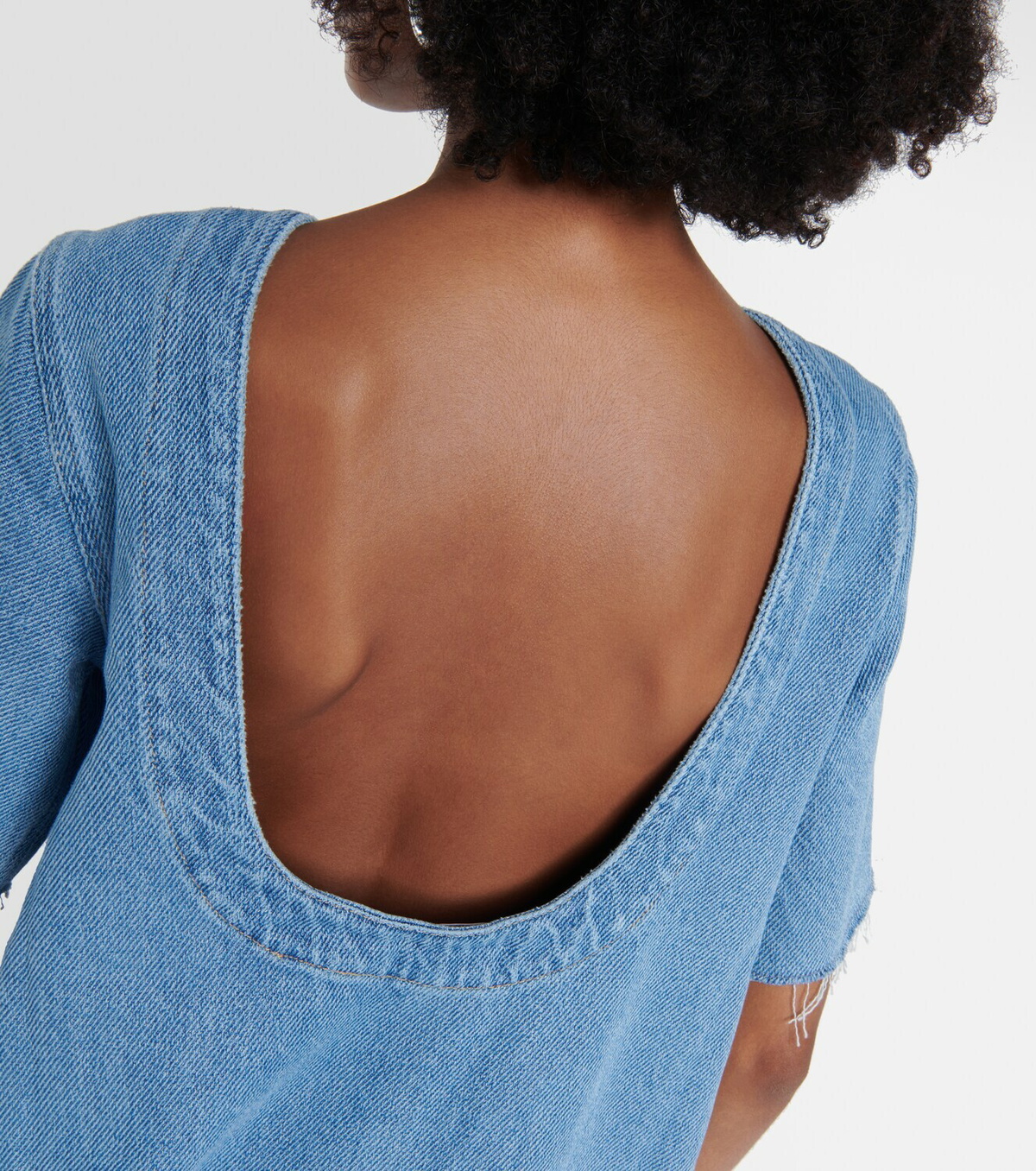 Ganni Denim midi dress GANNI
