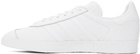 adidas Originals White Gazelle Sneakers