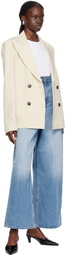Teurn Studios Off-White Owen Blazer