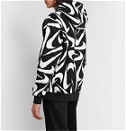 Nike - Sportswear Club Printed Fleece-Back Cotton-Blend Jersey Hoodie - Black