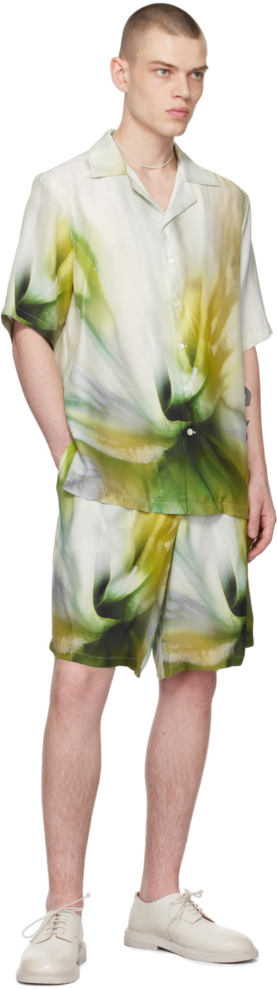 TAAKK White Printed Shorts