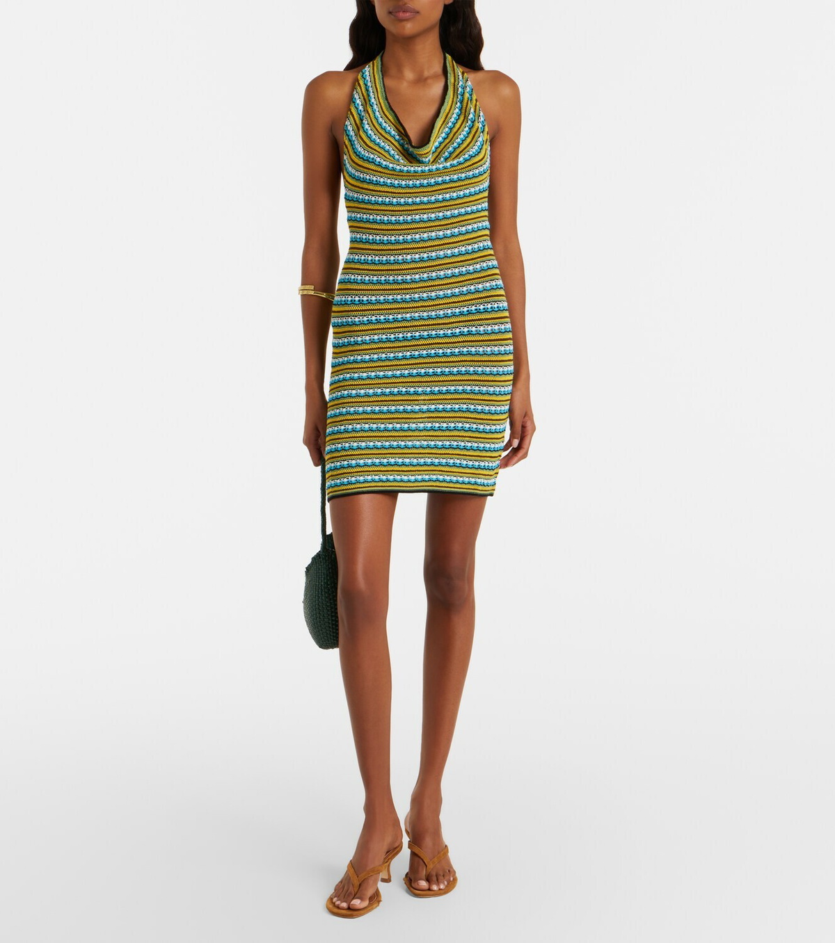 Staud Store Staud Greta striped cotton minidress Staud