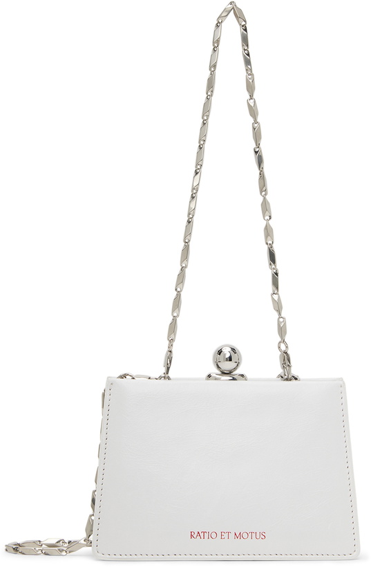 Photo: Ratio et Motus White Mini Twin Shoulder Bag