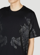 Burberry - Graphic Print T-Shirt in Black