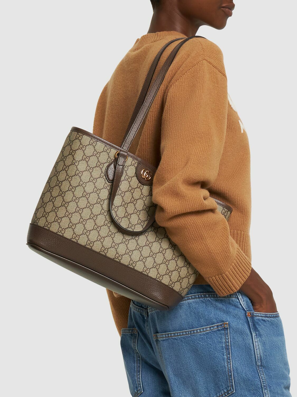 GUCCI - Mini Ophidia Gg Canvas Tote Bag