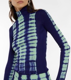 Proenza Schouler - Tie-dye turtleneck top