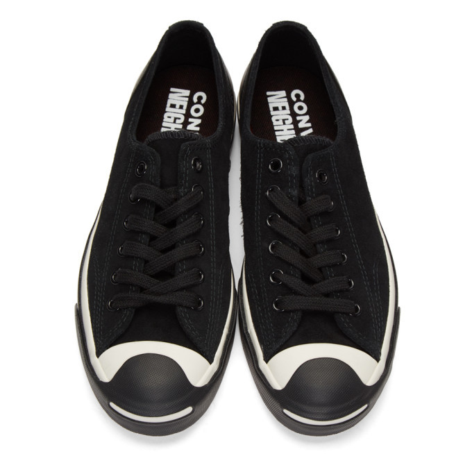 Neighborhood Black Converse Edition Jack Purcell Low Sneakers 