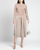 Peserico Womens Midi dress in Beige