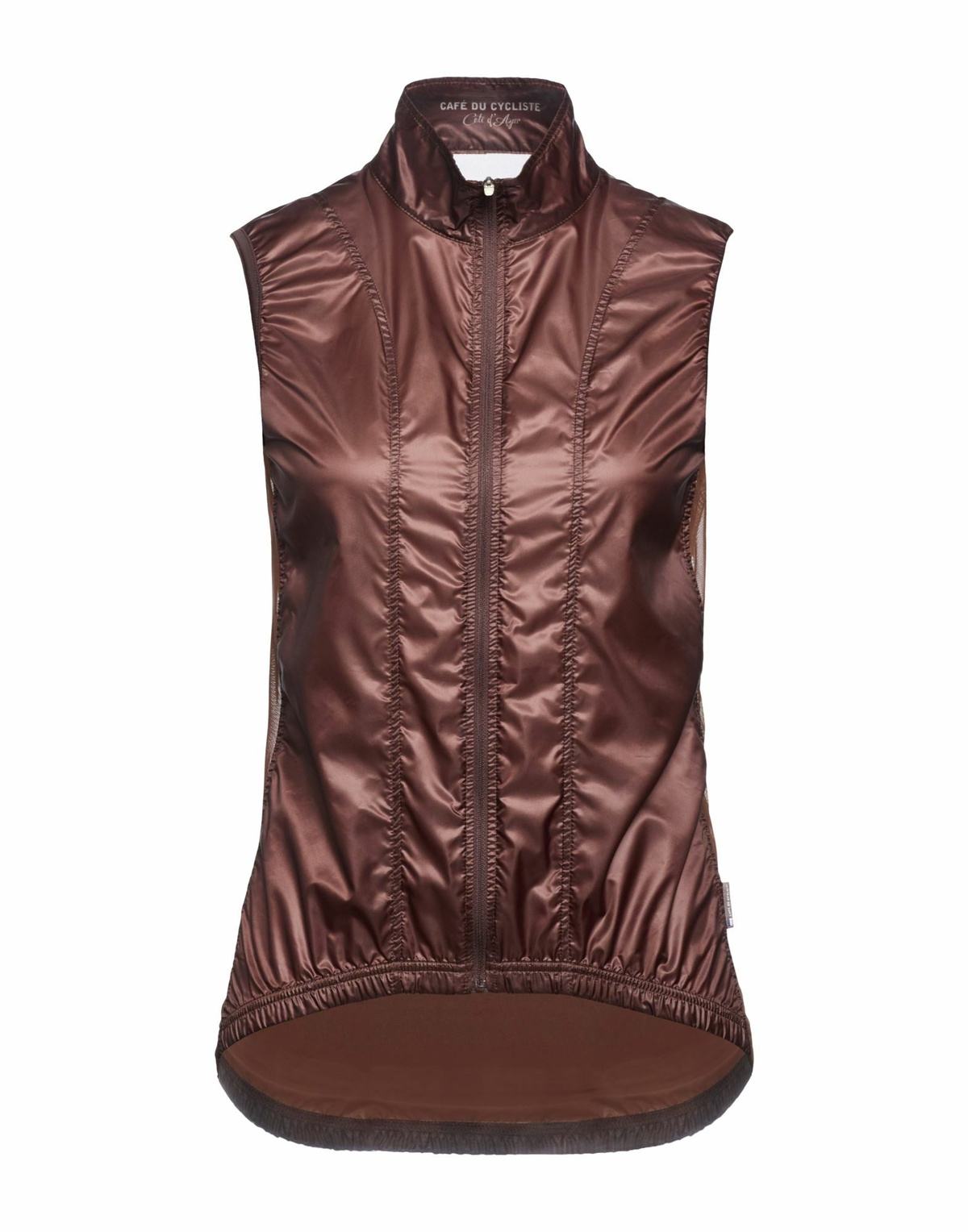 Café Du Cycliste Womens Vest Chocolate in Brown