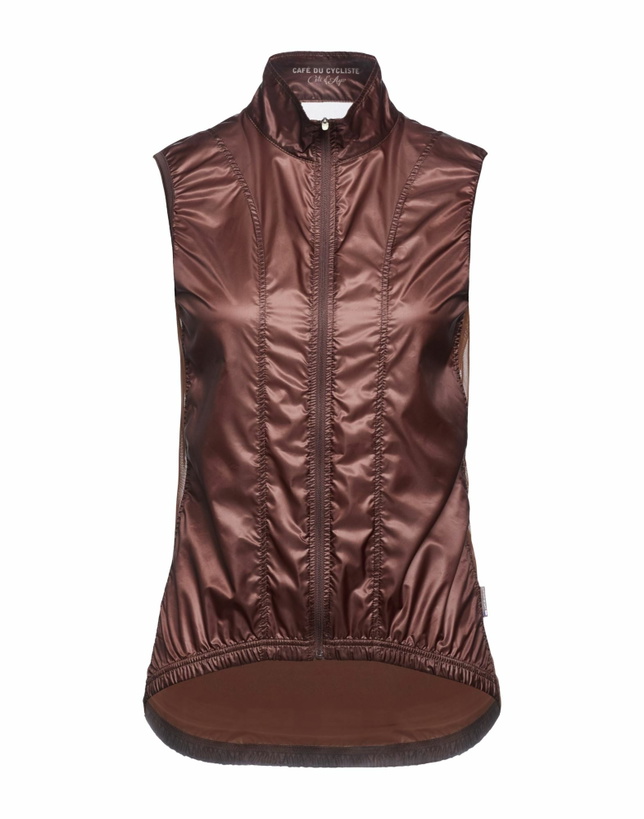 Photo: Café Du Cycliste Womens Vest Chocolate in Brown