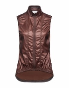 Café Du Cycliste Womens Vest Chocolate in Brown