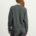 Auralee Women's Soft Rib Knit Pullover in Grey