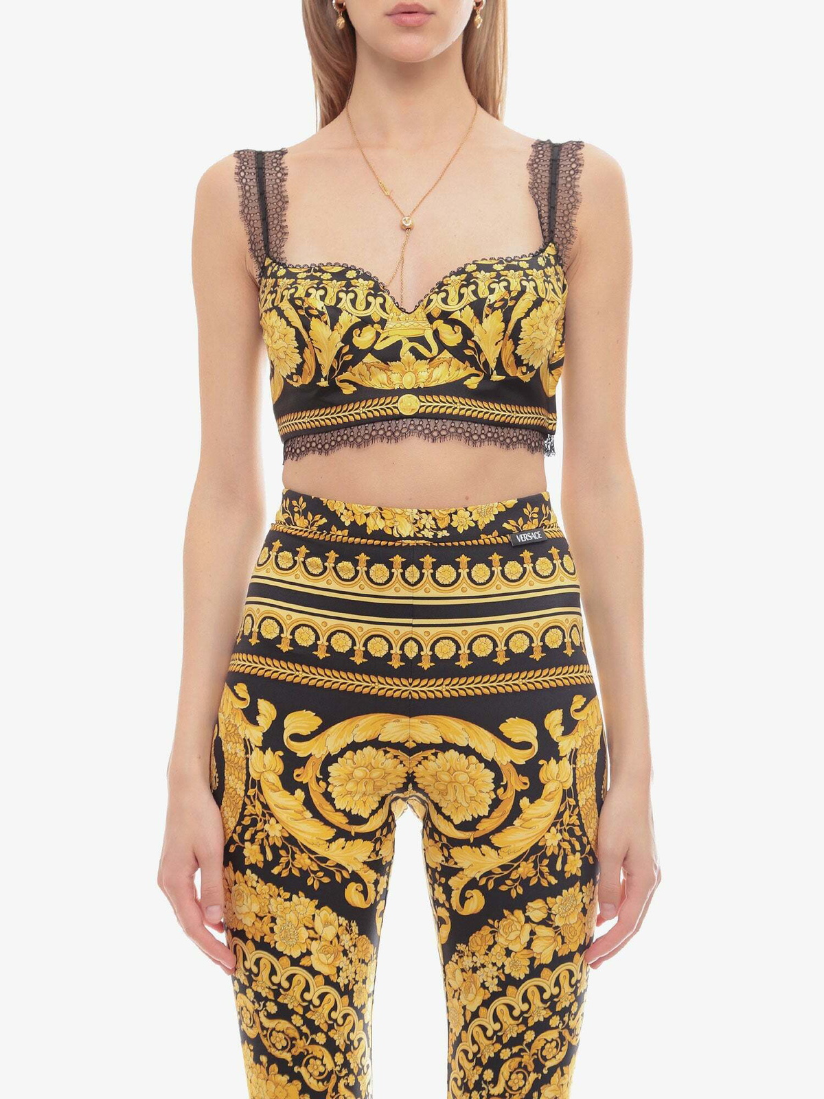 Versace Top Gold Womens Versace