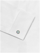 Kingsman - Deakin & Francis Sterling Silver Mother-of-Pearl Cufflinks and Shirt Studs Set