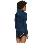 adidas by Stella McCartney Navy ZNE Flatknit Hoodie