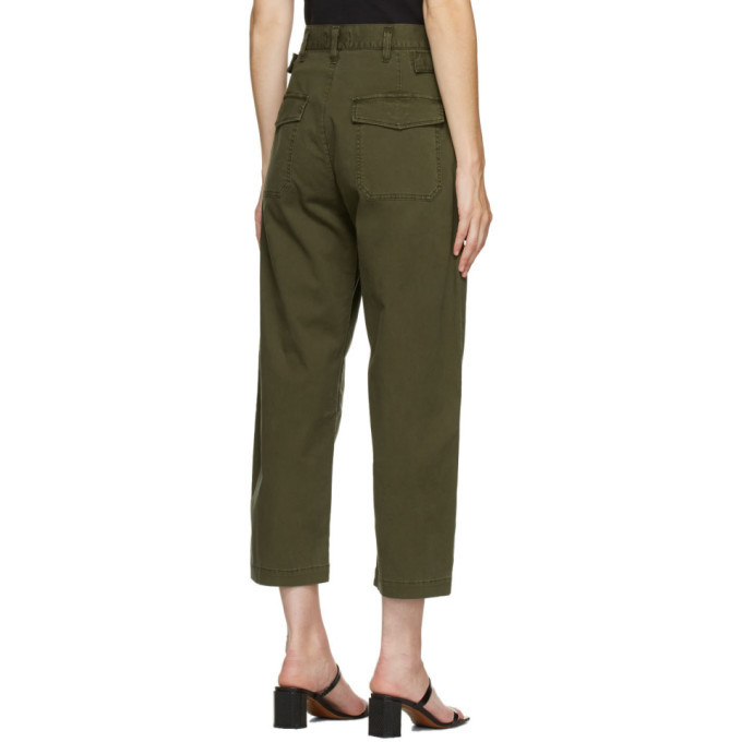 AGOLDE Khaki Mari Utility Trousers AGOLDE