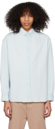 Maison Kitsuné Blue Chillax Dressed Shirt